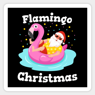 Flamingo Christmas design product Sticker